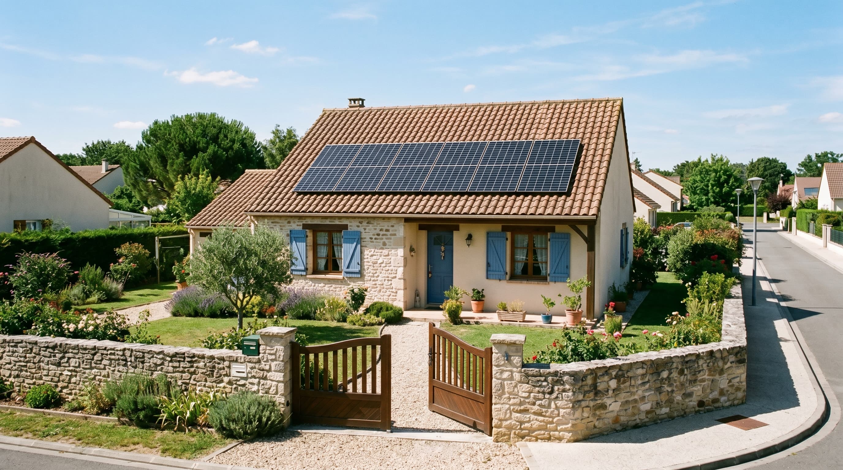 Maison individuelle de 150-200 m² avec installation 6 kWc en Auvergne-Rhône-Alpes